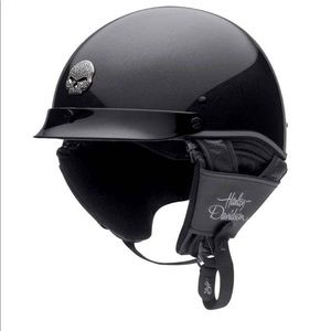 Harley-Davidson Women's Half Helmet, (SMALL 55-56cm) Metal Flake